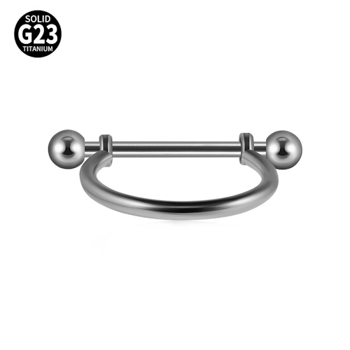 Piercing Titânio G23 Polido Conch Trava
